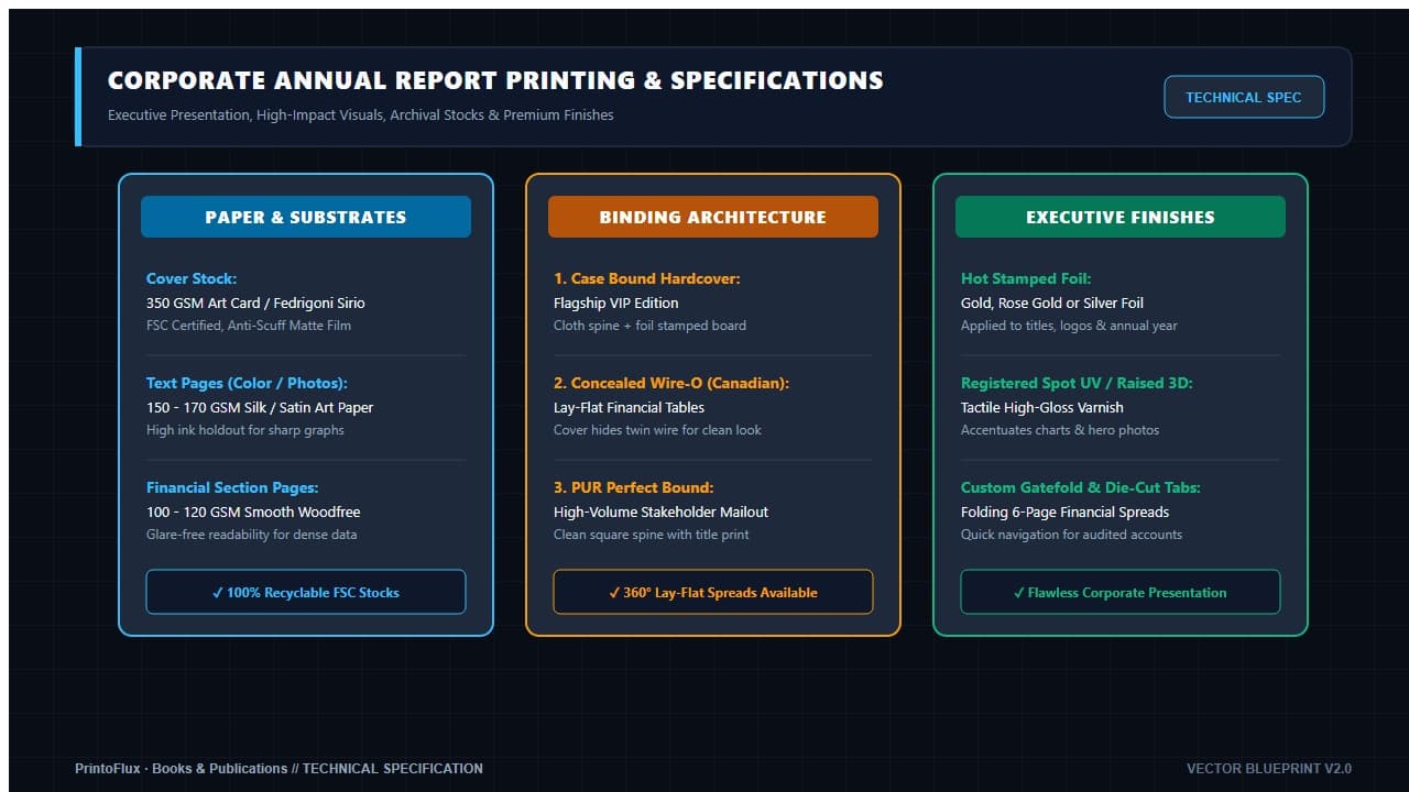Corporate Annual Reports & Company Profile Books: A Print Buyer's Guide